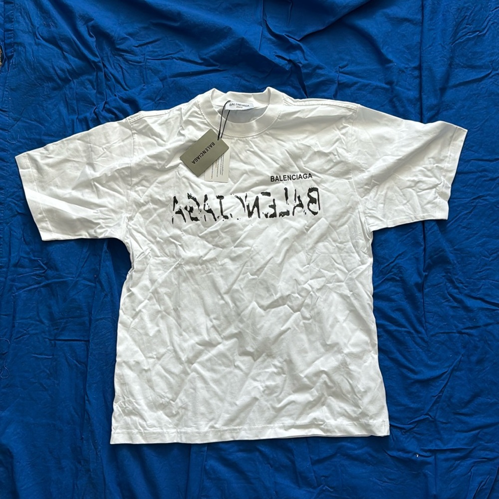 Balenciaga Handwritten Pen Bleed Shirt